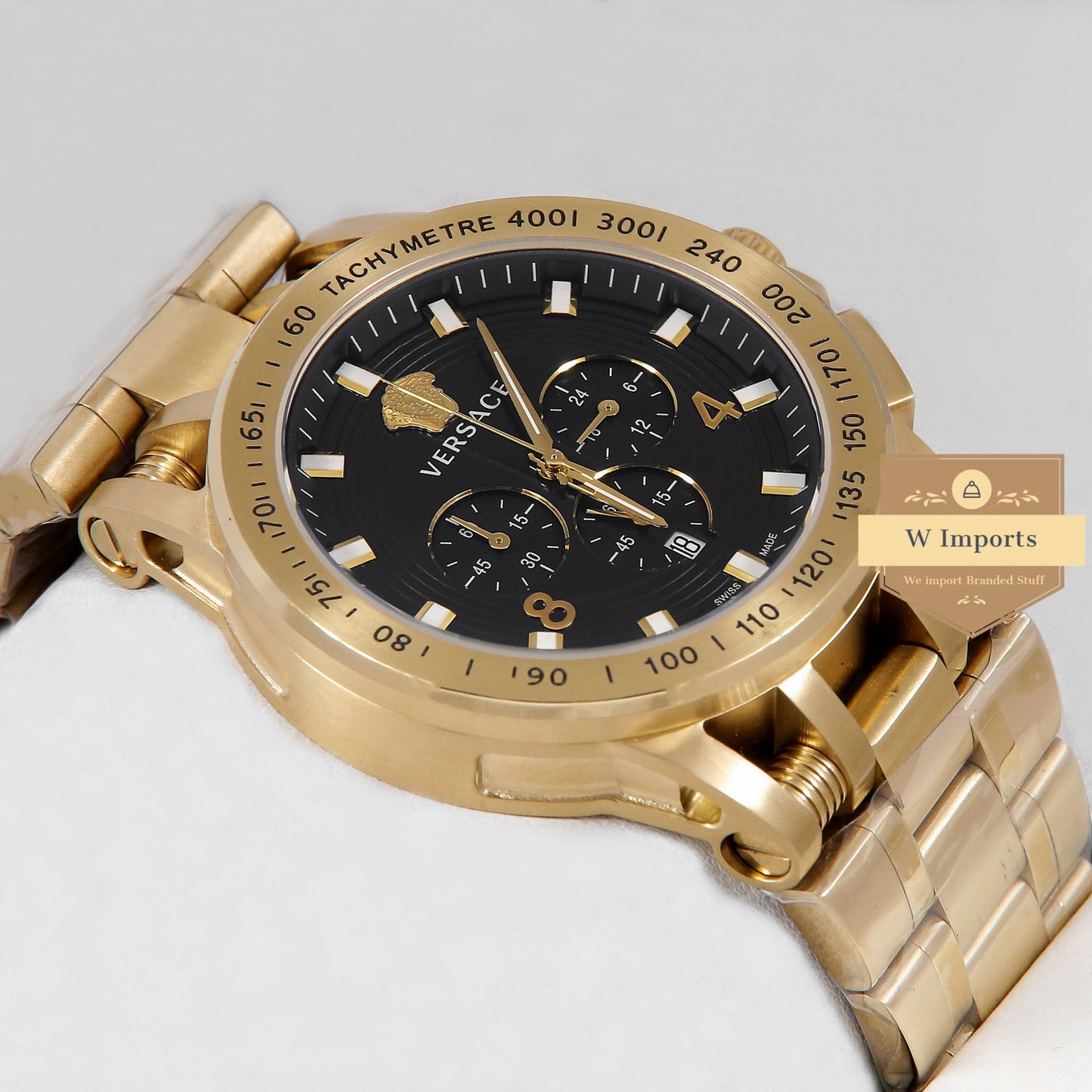 Latest Collection Chronograph Yellow Gold With Black Dial