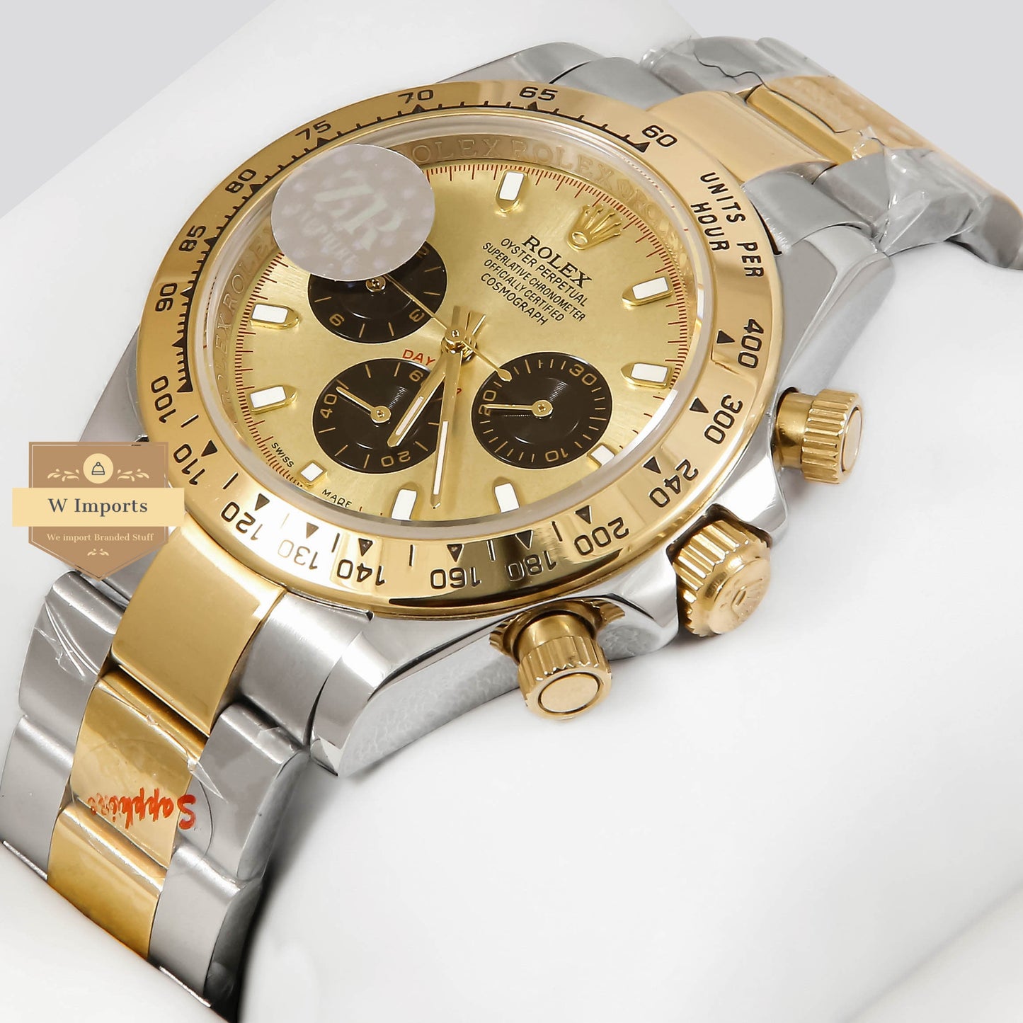 LATEST COLLECTION CHRONOGRAPH 40 TWO TONE YELLOW GOLD WITH DIAL ZR FACTORY