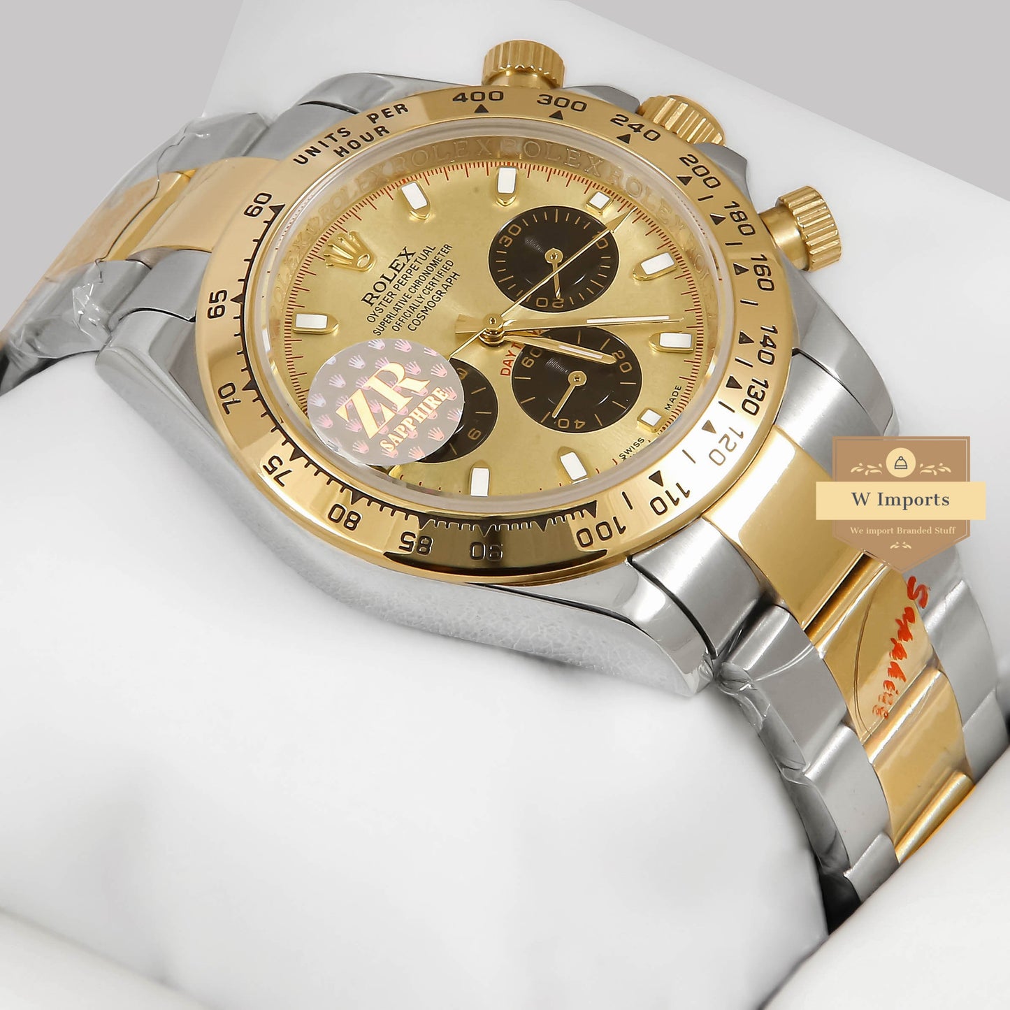 LATEST COLLECTION CHRONOGRAPH 40 TWO TONE YELLOW GOLD WITH DIAL ZR FACTORY