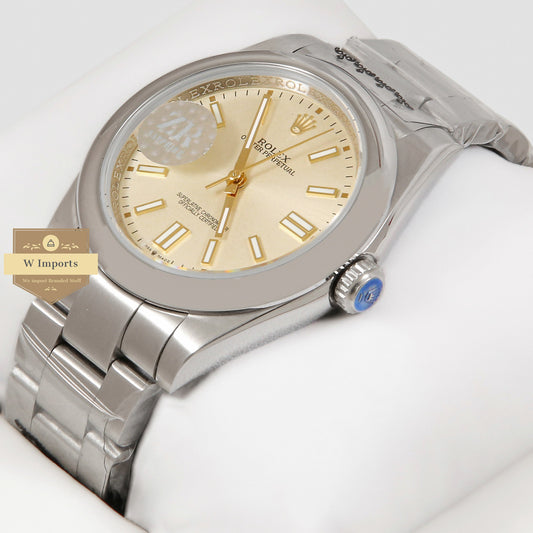 LATEST COLLECTION SILVER WITH CREAM DIAL AUTOMATIC WATCH ZR FACTORY