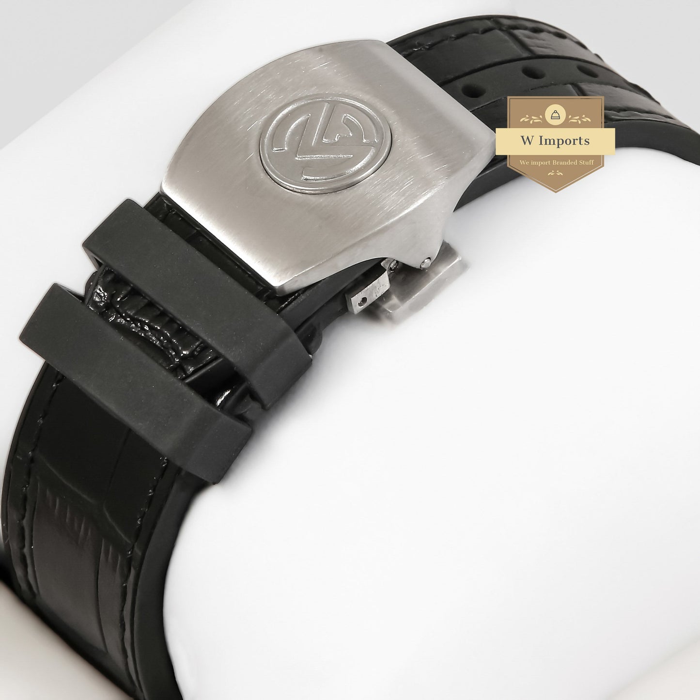 LATEST COLLECTION DRAGON DIAL SILVER CASE WITH BLACK PVC STRAP