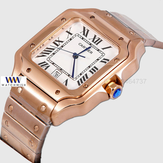 LATEST COLLECTION ROSE GOLD WITH WHITE DIAL