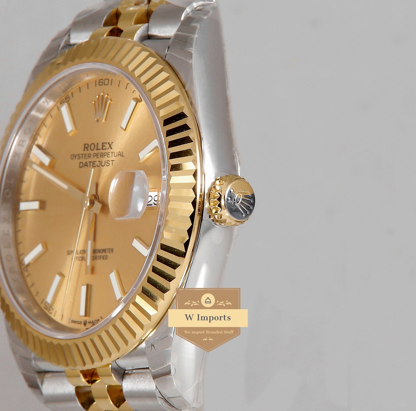 Latest Collection 41 Two Tone Yellow Gold With Dial Automatic Watch EW Made INDEX