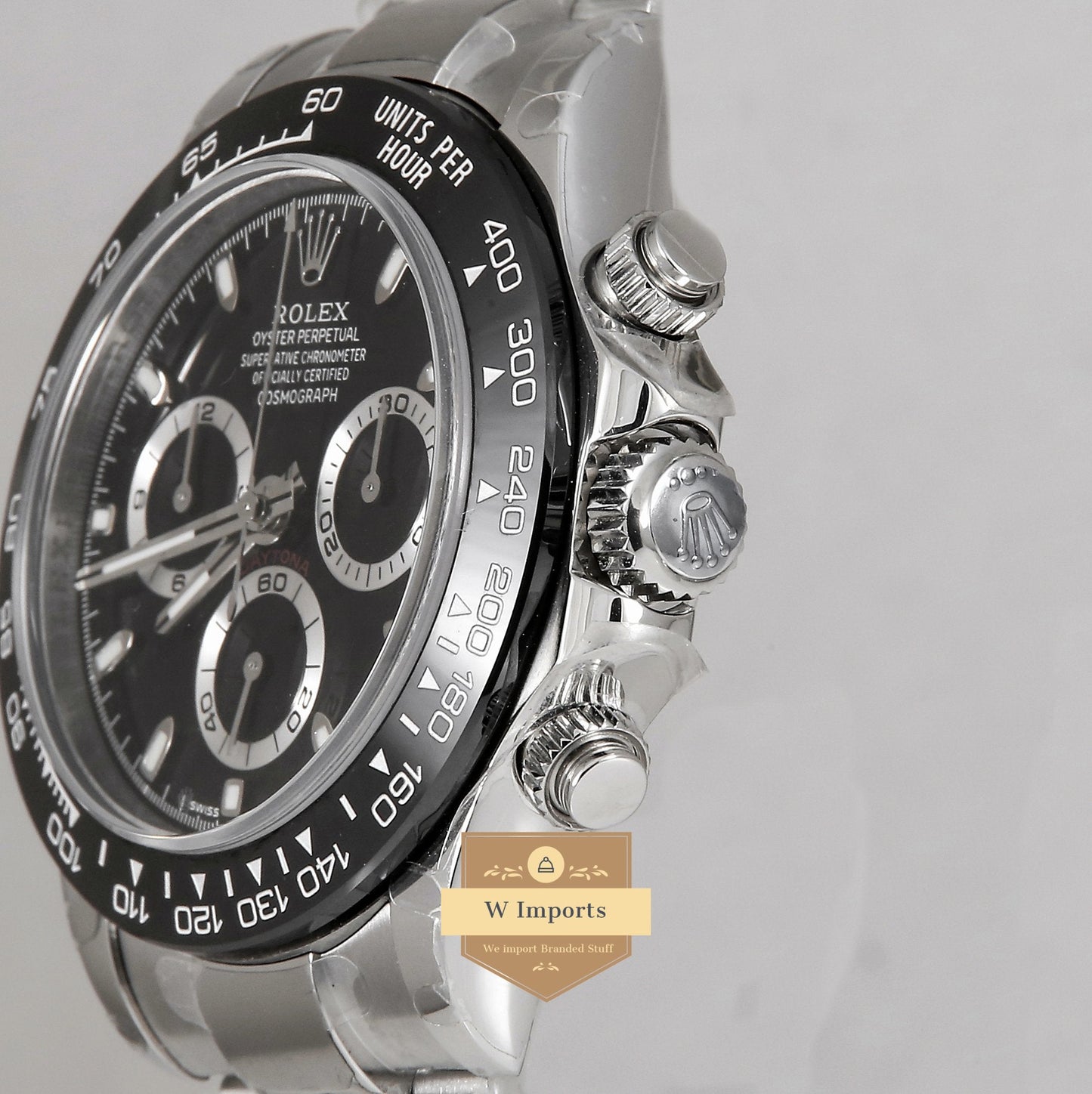 Latest Collection 40 Silver With Black Dial & Bezel Automatic Watch EW Made