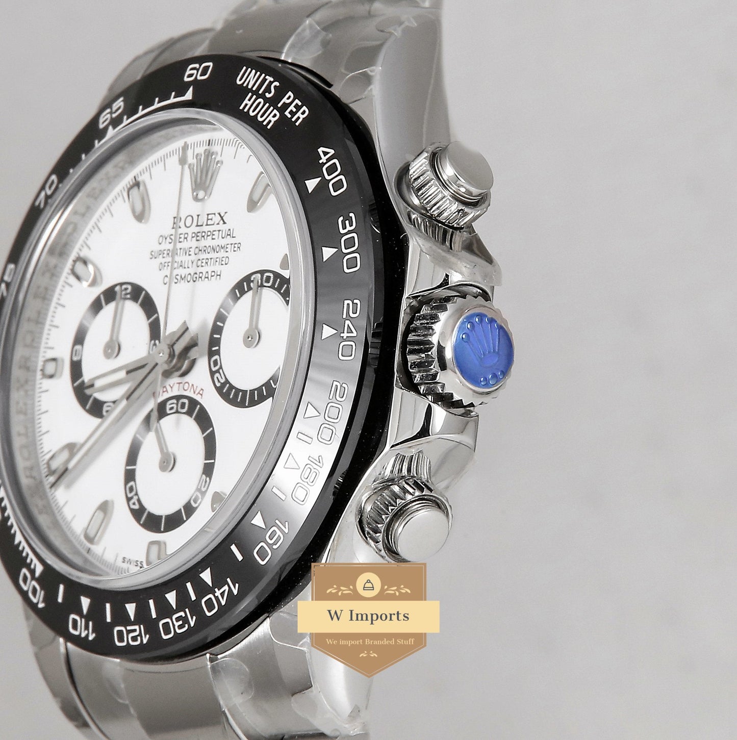 Latest Collection 40 Silver With White Dial & Black Bezel Automatic Watch EW Made