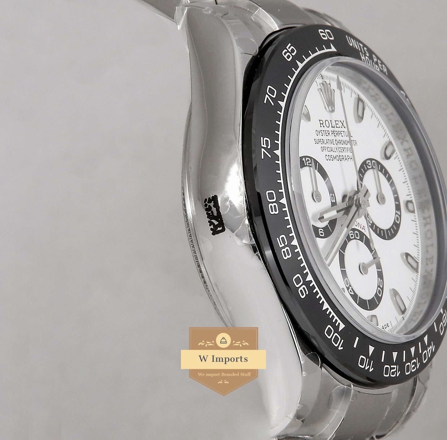 Latest Collection 40 Silver With White Dial & Black Bezel Automatic Watch EW Made