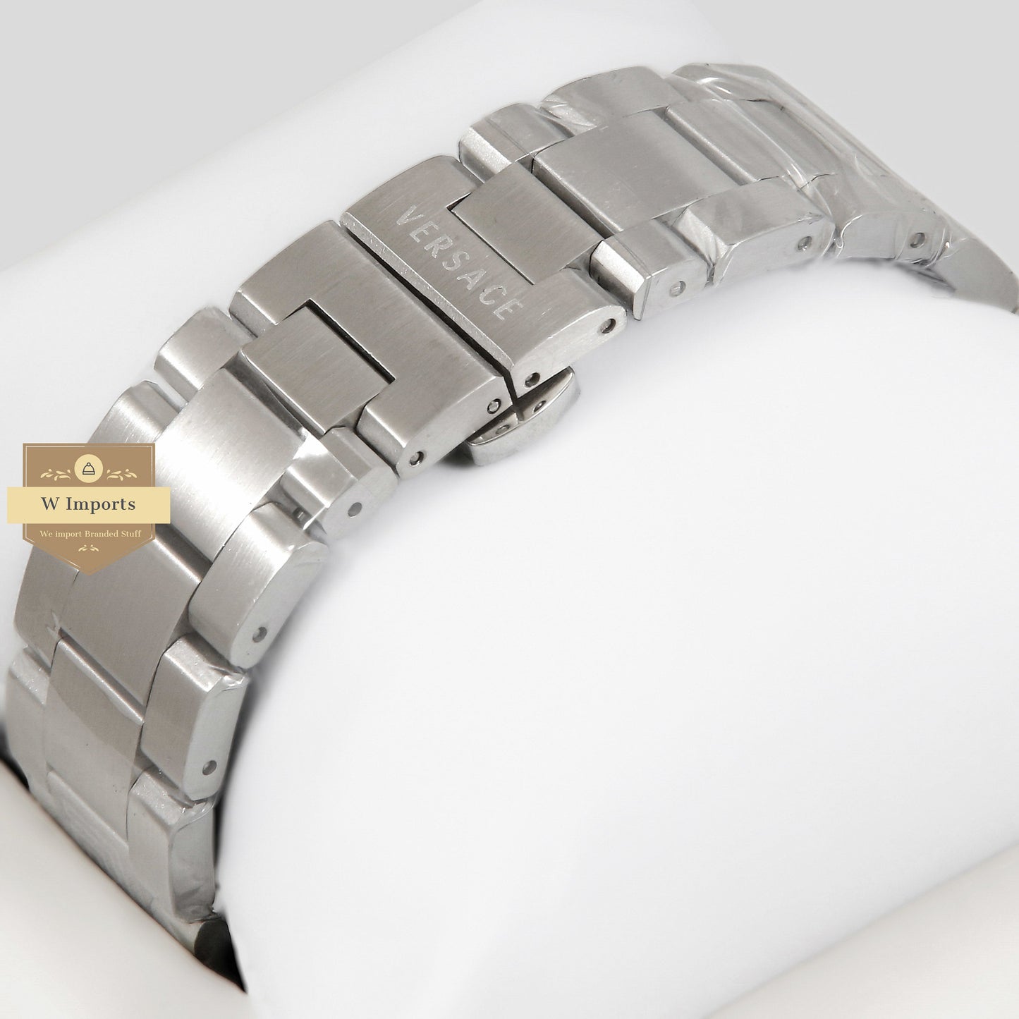 LATEST COLLECTION CHRONOGRAPH SILVER WITH BLACK DIAL CHAIN WATCH