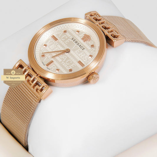 LATEST COLLECTION ROSE GOLD WITH WHITE DIAL LADIES WATCH