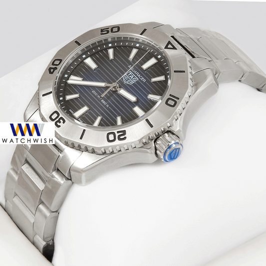 Latest Collection Silver With Blue Dial Automatic Watch