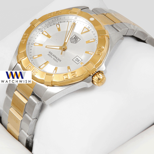 Latest Collection Two Tone Yellow Gold With White Dial