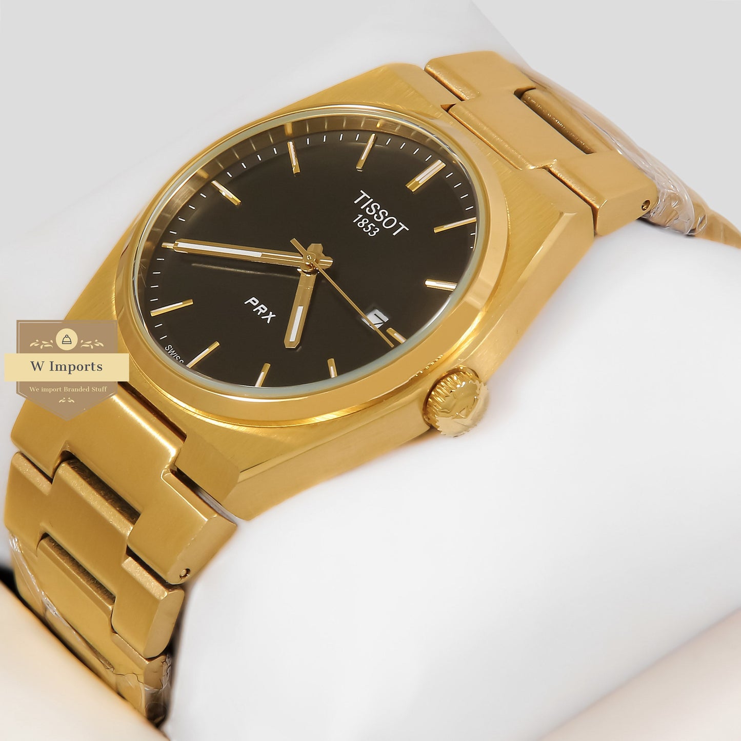 LATEST COLLECTION PRX YELLOW GOLD WITH BLACK DIAL WATCH
