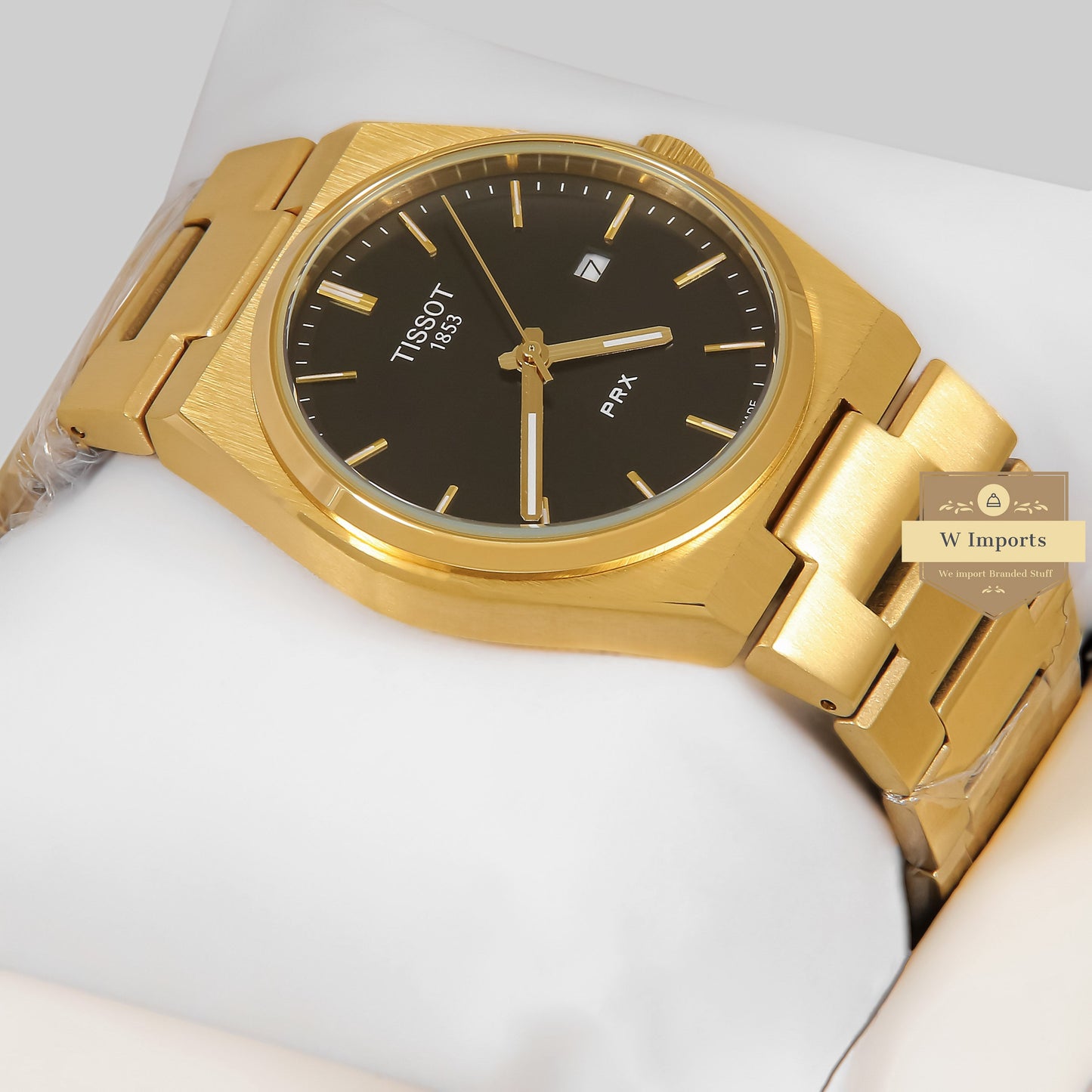 LATEST COLLECTION PRX YELLOW GOLD WITH BLACK DIAL WATCH