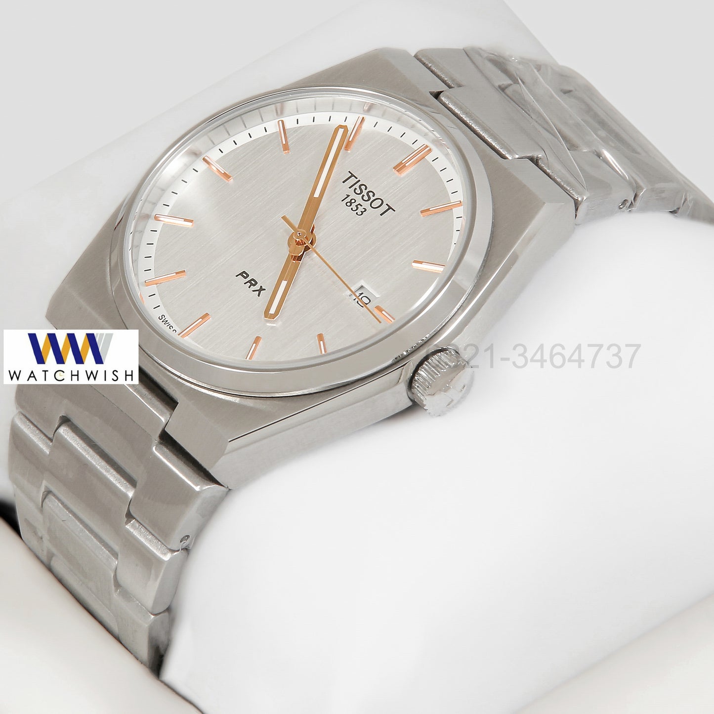 LATEST COLLECTION PRX ALL SILVER WITH DIAL WATCH