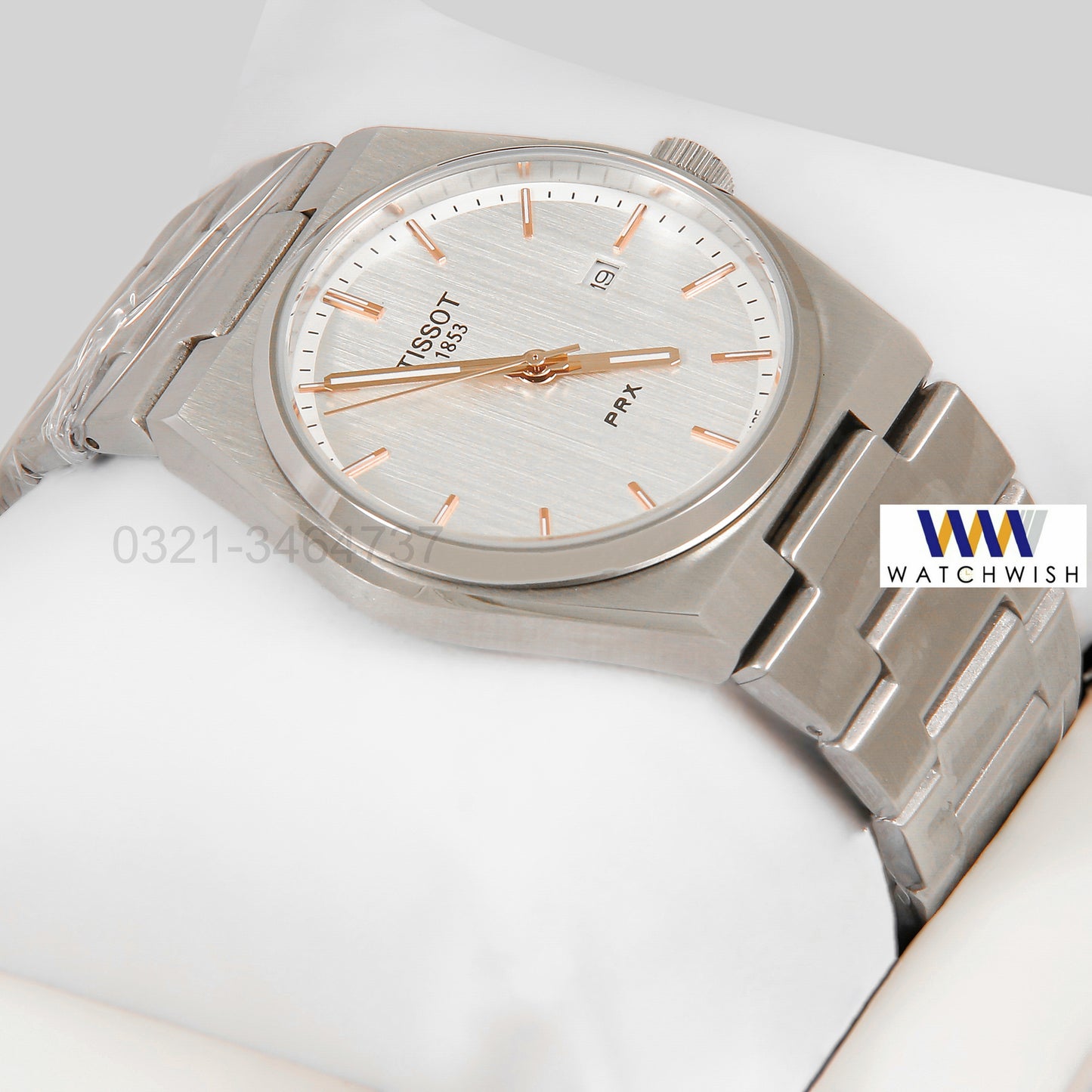 LATEST COLLECTION PRX ALL SILVER WITH DIAL WATCH