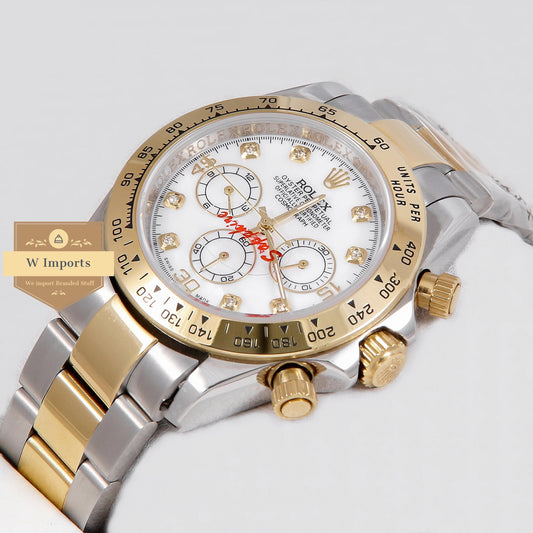 Latest Collection Chronograph 40 Two Tone Yellow Gold With White Dial ZR Factory