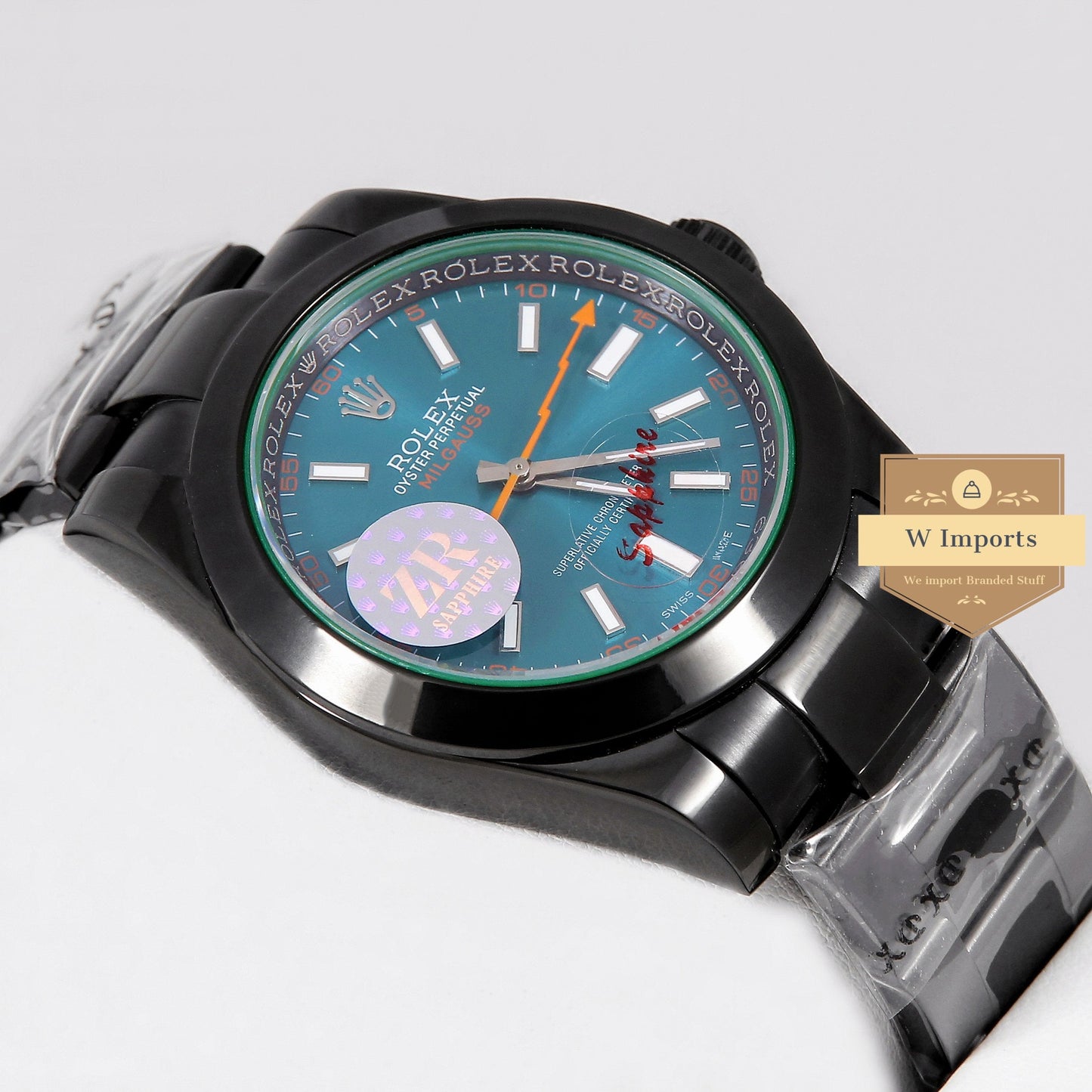 Latest Collection Black With Sky Blue Dial Automatic Watch ZR Factory