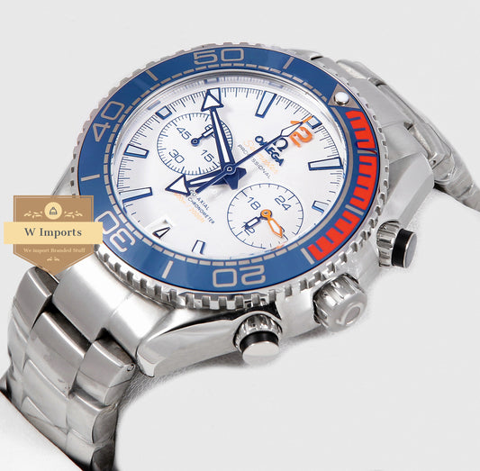 Latest Collection Chronograph Silver With White Dial