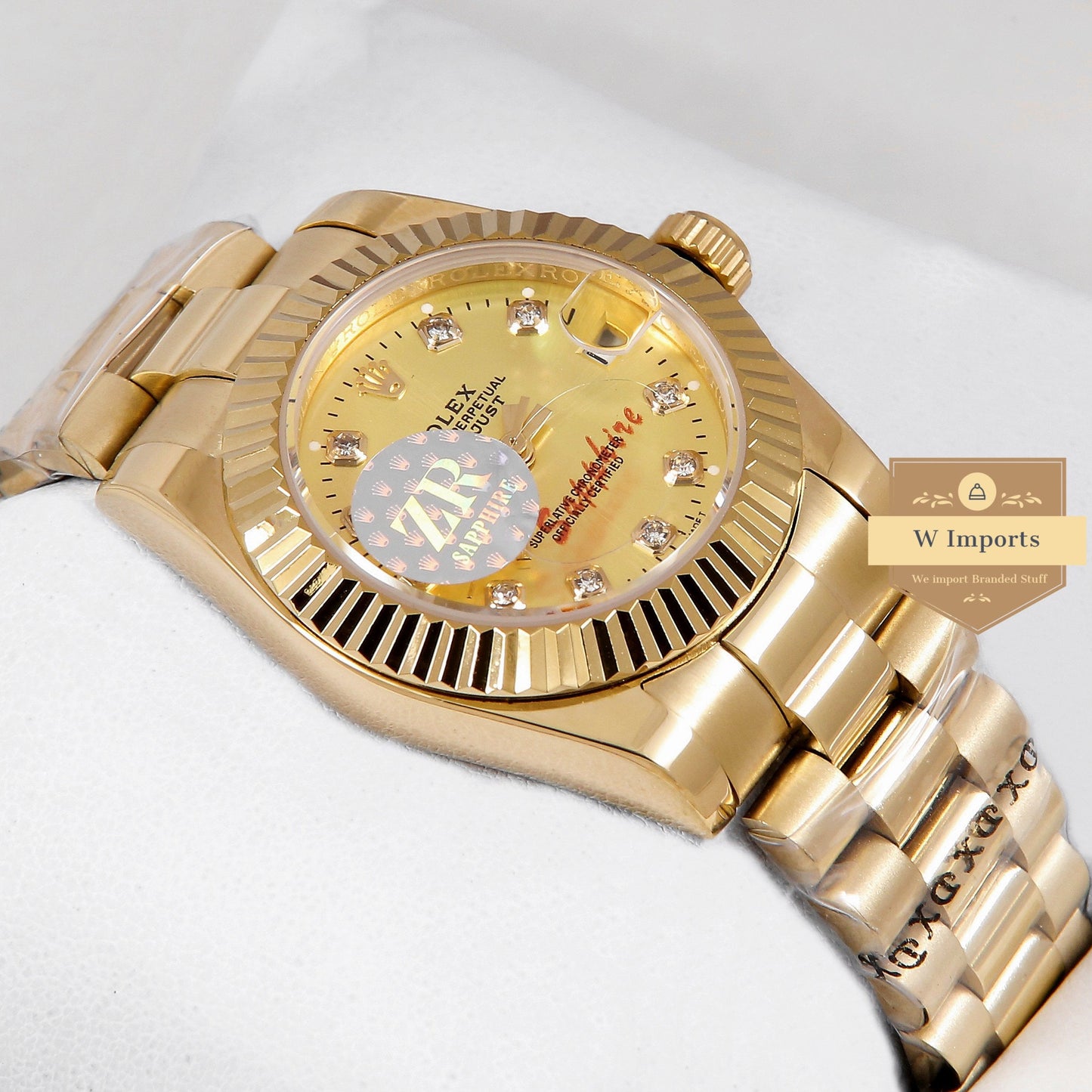 Latest Ladies Collection 31 All Yellow Gold With Dial Automatic Watch ZR Factory