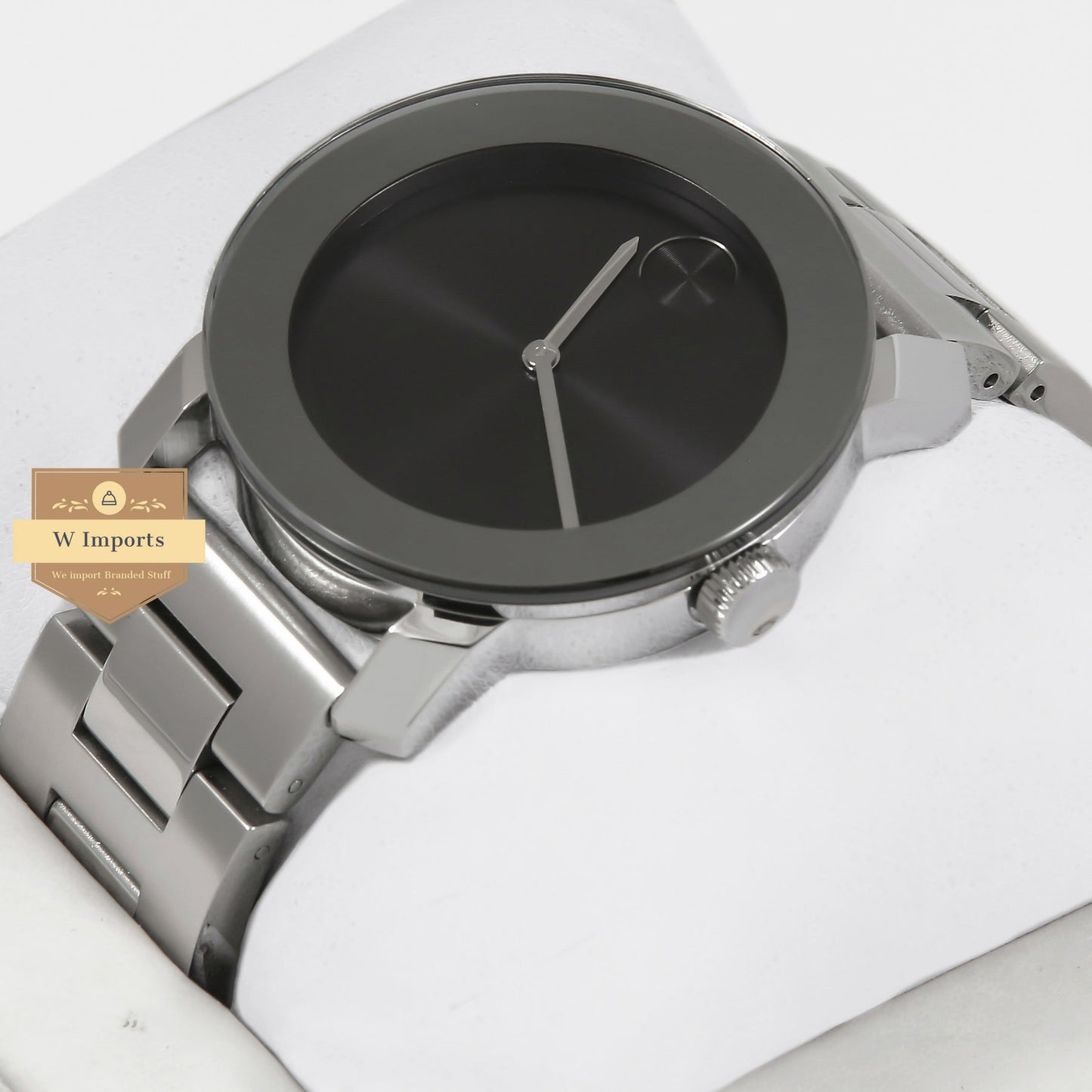 New Collection Silver With Black Dial Watch For Men