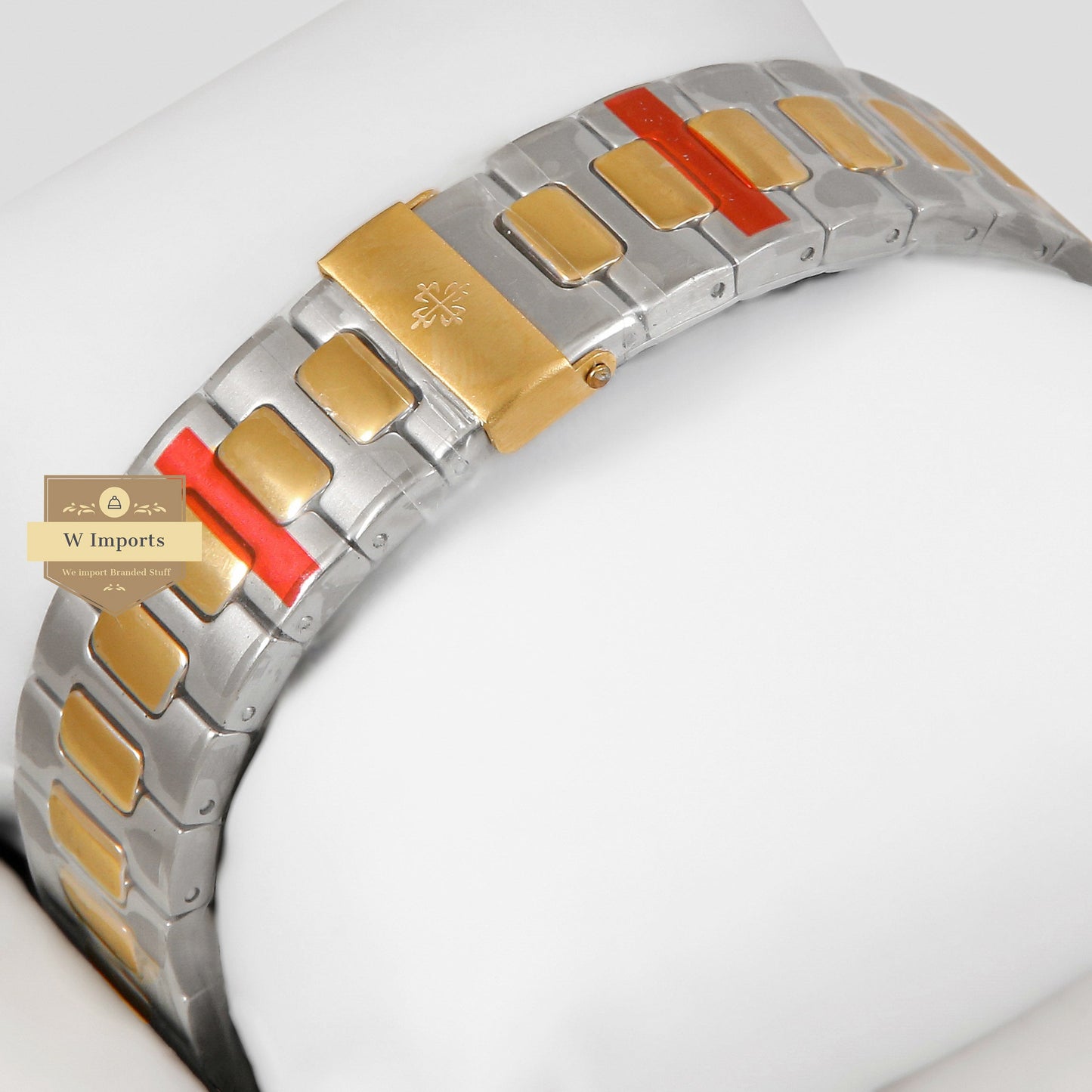 LATEST COLLECTION TWO TONE YELLOW GOLD WITH WHITE DIAL AUTOMATIC WATCH