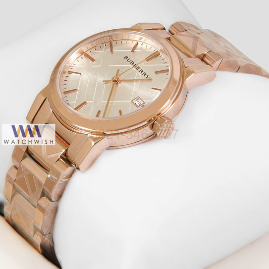 LATEST COLLECTION ROSE GOLD WITH SILVER DIAL LADIES WATCH
