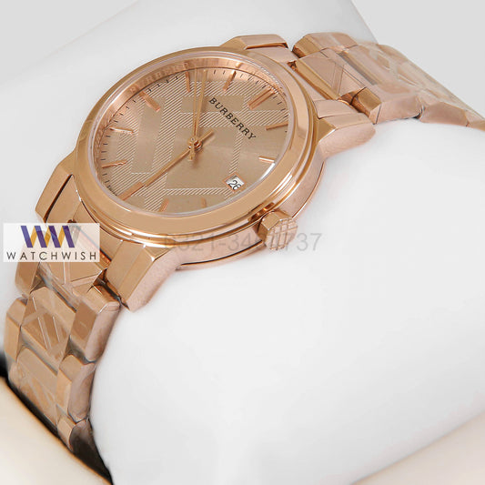 LATEST COLLECTION ALL ROSE GOLD WITH DIAL LADIES WATCH