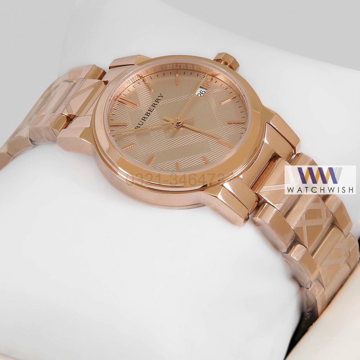 LATEST COLLECTION TWO TONE ROSE GOLD WITH DIAL LADIES WATCH