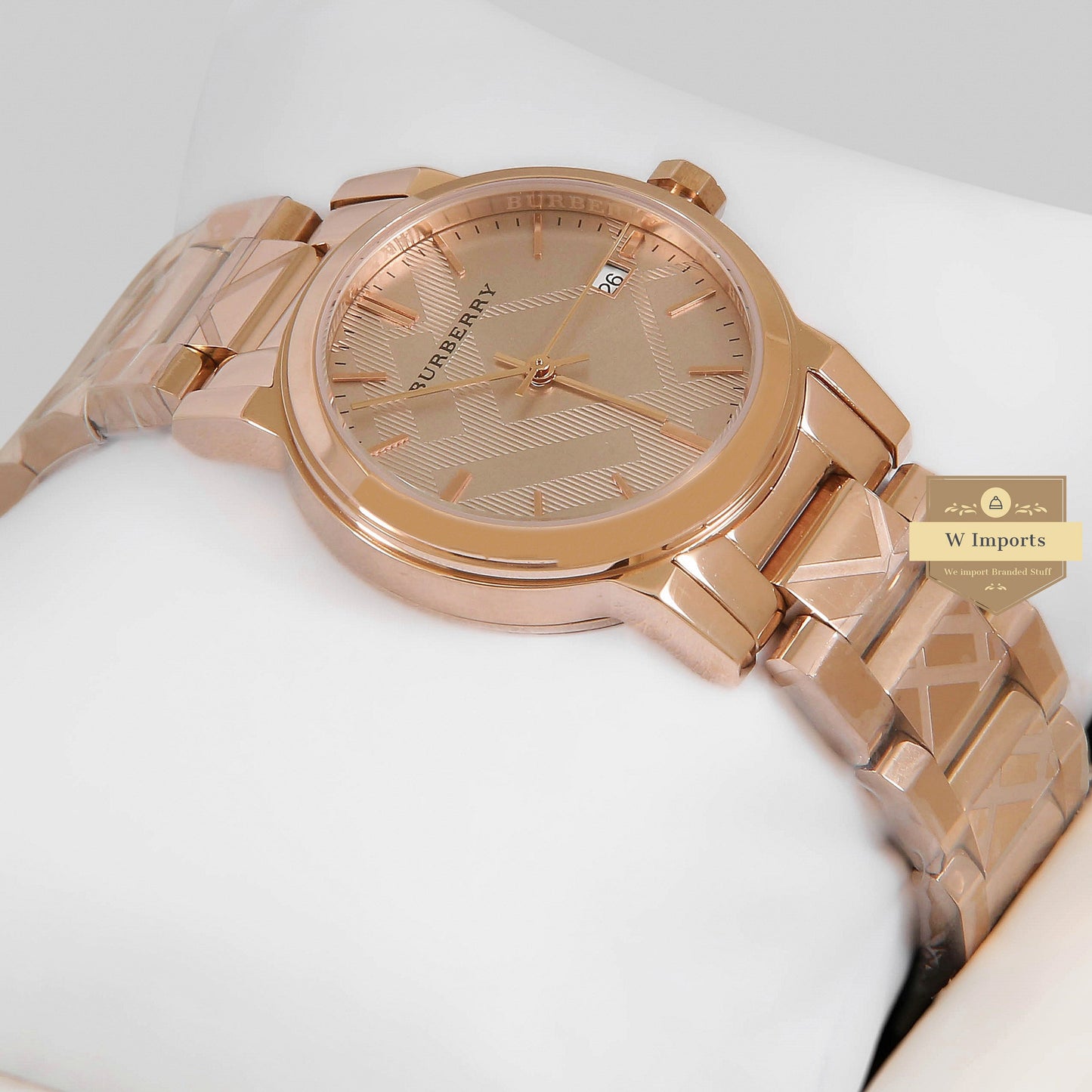 LATEST COLLECTION ALL ROSE GOLD WITH DIAL LADIES WATCH