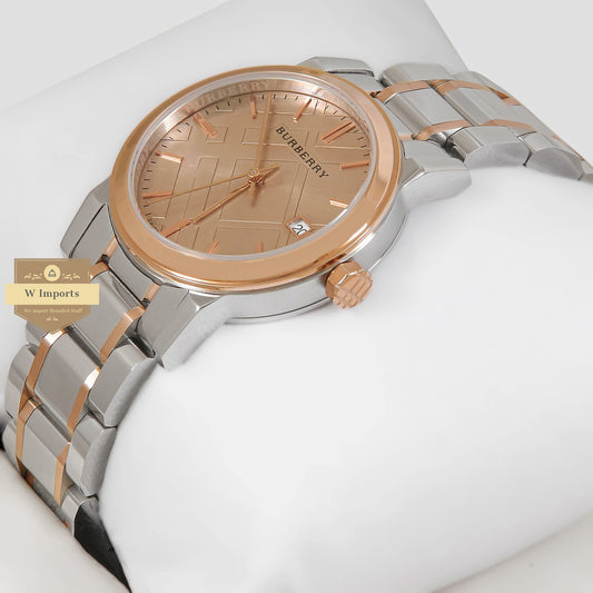 LATEST COLLECTION TWO TONE ROSE GOLD WITH DIAL LADIES WATCH