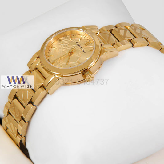 LATEST COLLECTION ALL YELLOW  GOLD WITH DIAL LADIES WATCH