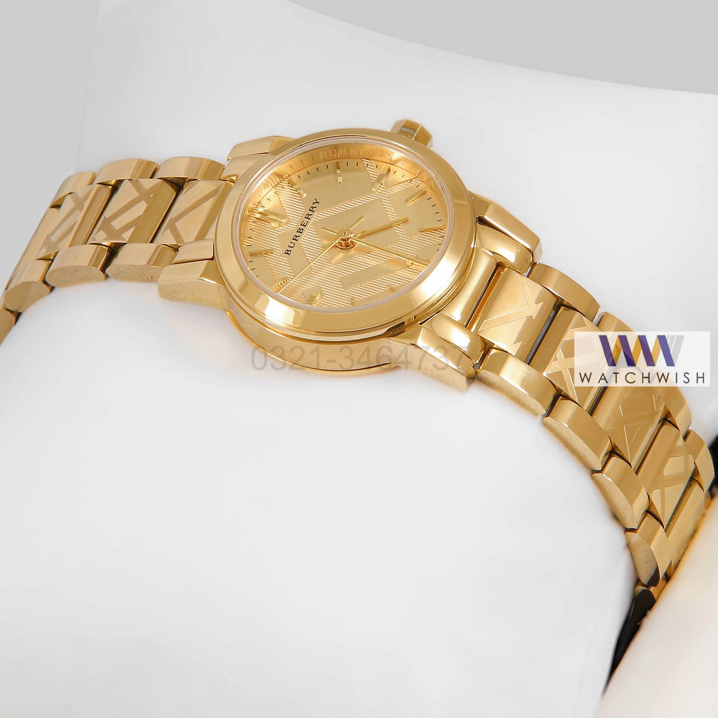 LATEST COLLECTION ALL YELLOW  GOLD WITH DIAL LADIES WATCH