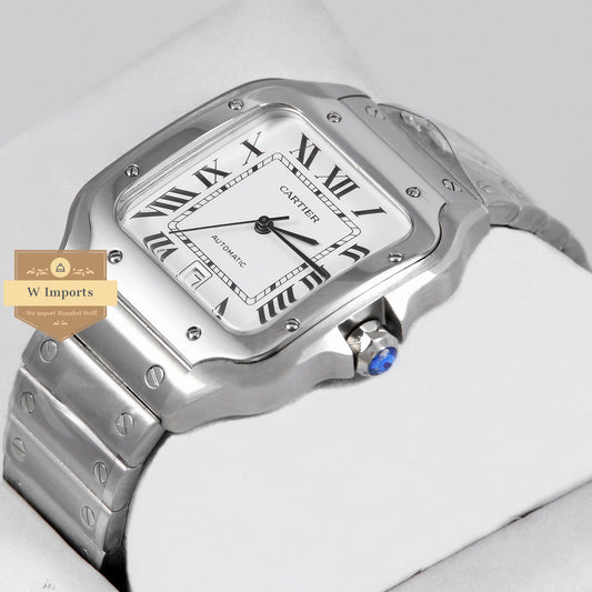 Latest Collection Silver With White Dial Automatic Watch