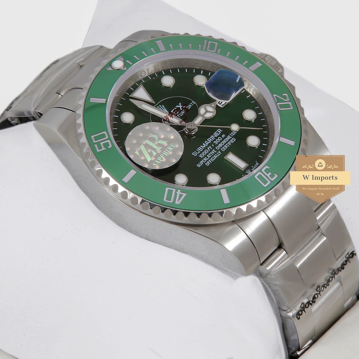 Latest Collection 40 Hulk Green Bezel And Dial ZR Factory