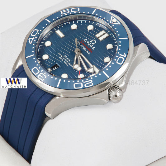 Latest Collection Silver Case With Blue Dial Automatic Watch