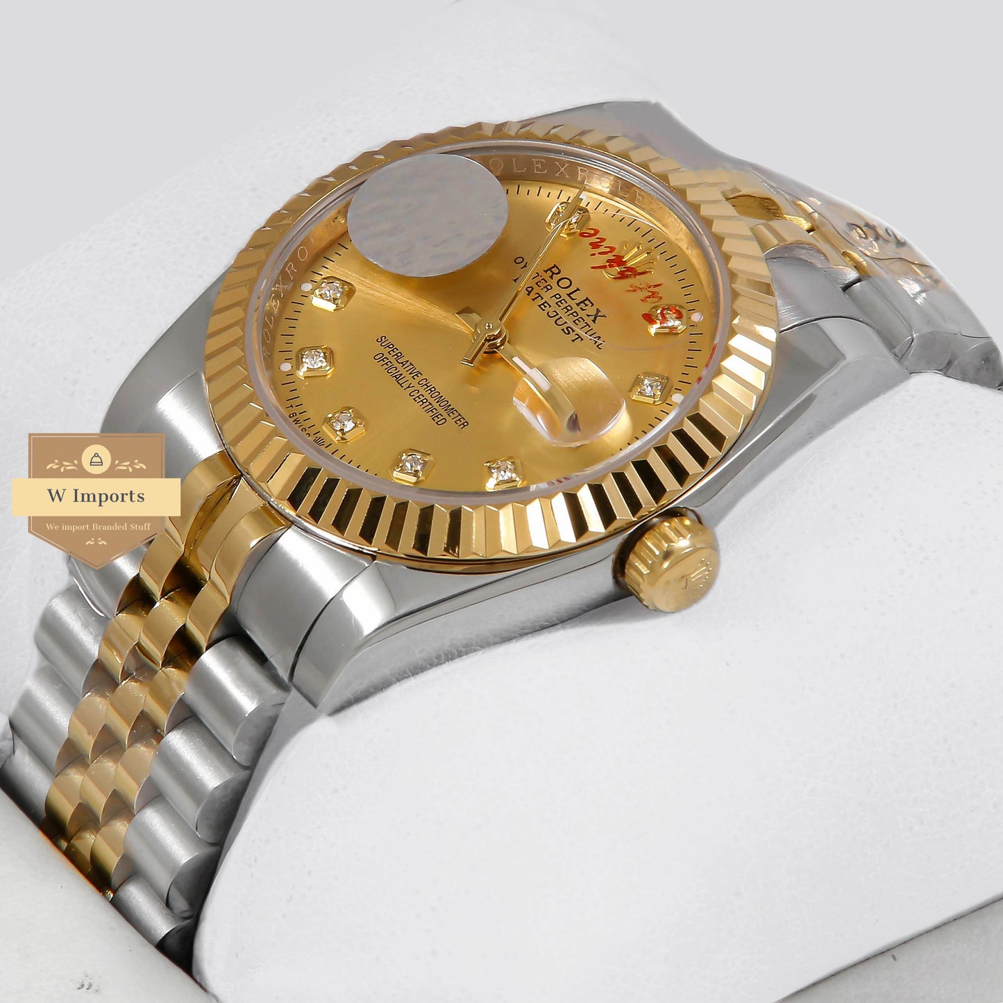 Latest Ladies Collection 31 Two Tone Yellow Gold With Dial Automatic Watch ZR Factory