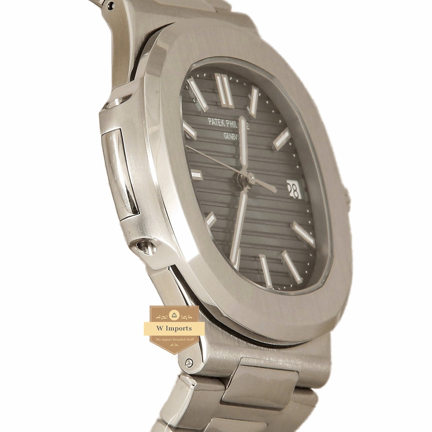 Latest Collection Silver With Blue Dial Automatic Chain Watch