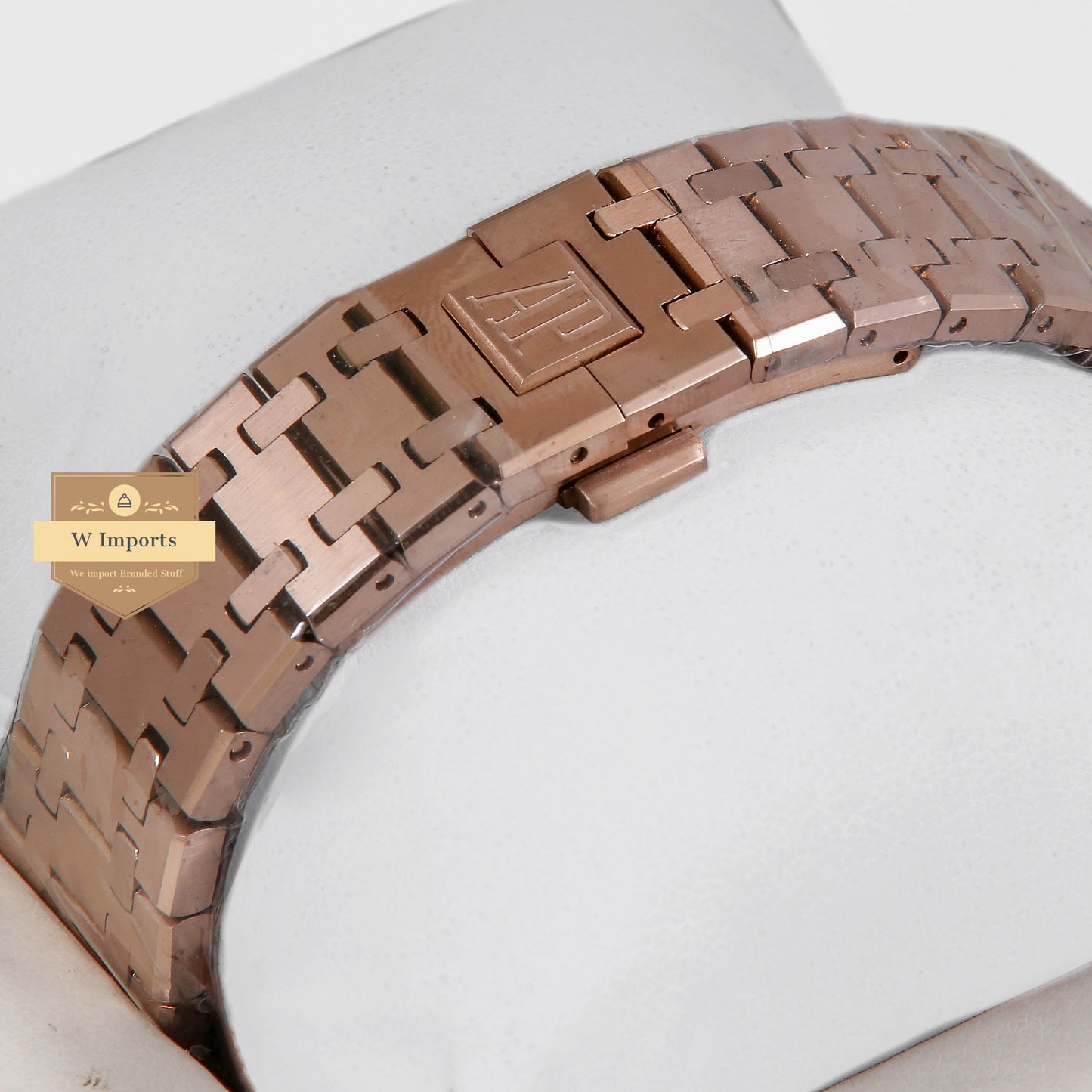 Latest Collection Oak Chronograph Rose Gold With Blue Dial