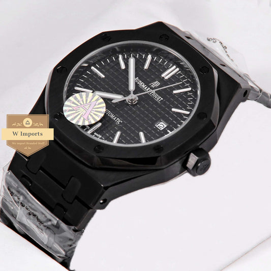 Latest Collection All Black Stainless Steel Automatic Watch