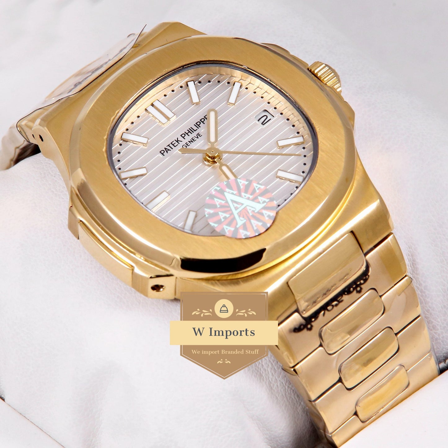 Latest Collection Yellow Gold With White Dial Automatic Watch
