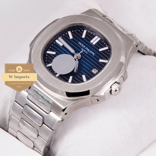 Latest Collection Silver With Blue Dial Autoamatic Watch