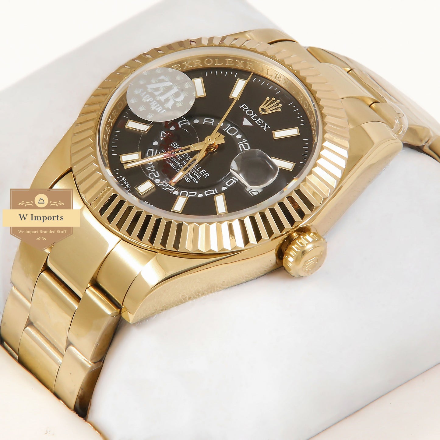 Latest Collection 41 Yellow Gold With Black Dial Automatic Watch ZR Factory