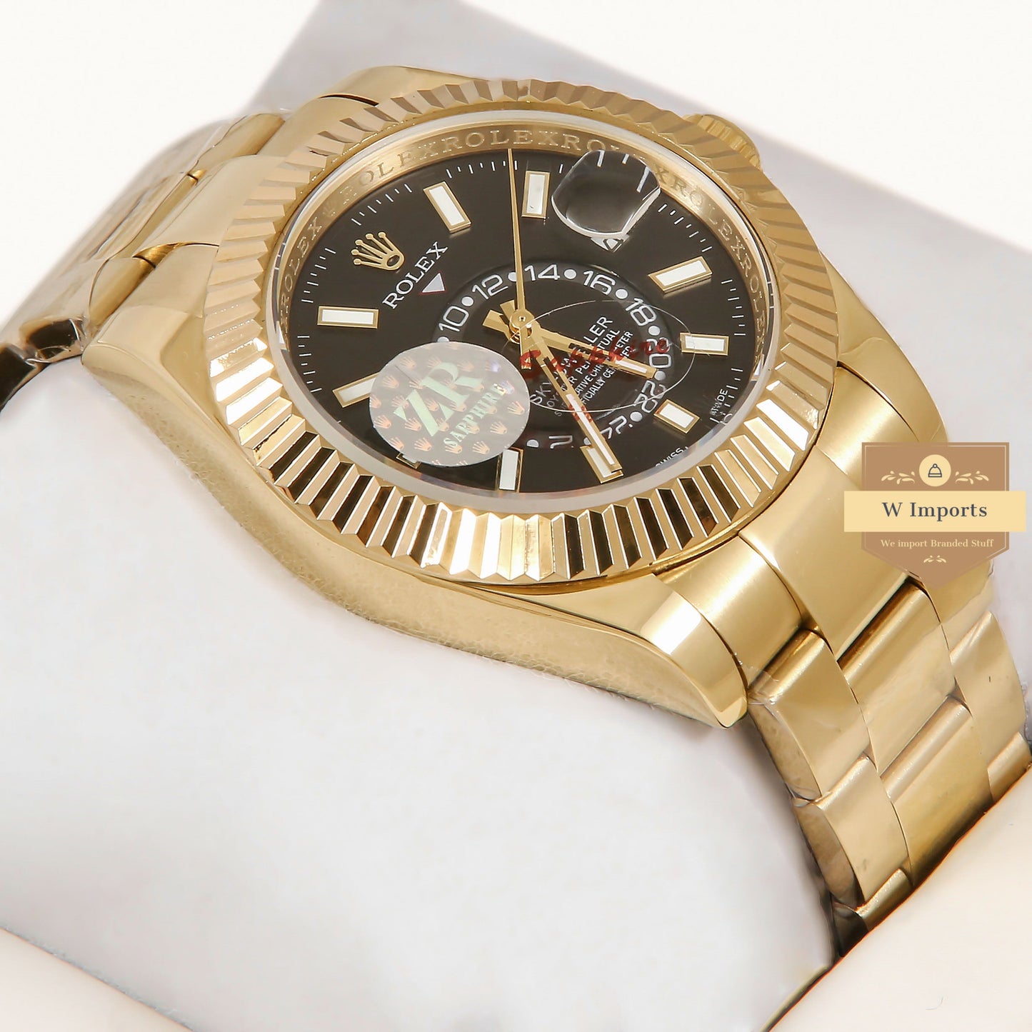 Latest Collection 41 Yellow Gold With Black Dial Automatic Watch ZR Factory