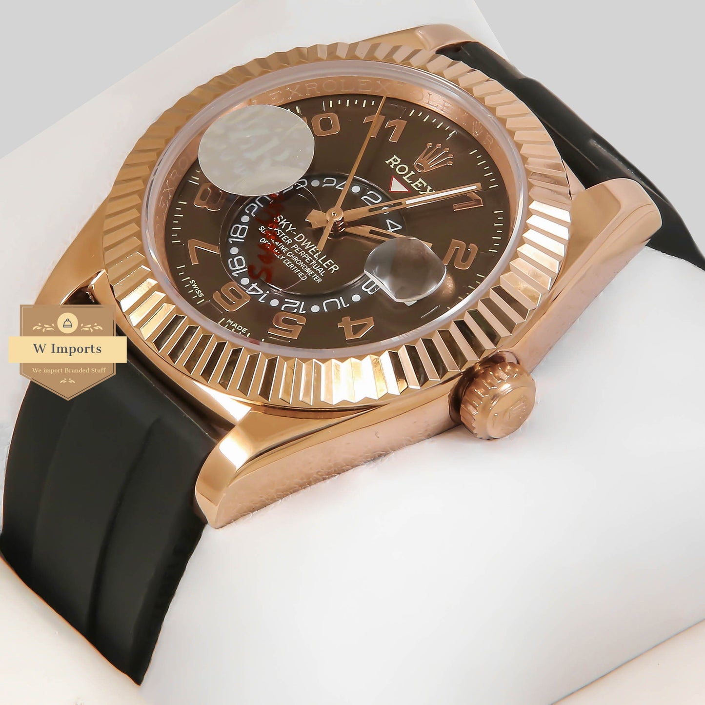 Latest Collection 42 Rose Gold Brown Dial Automatic Watch ZR Factory