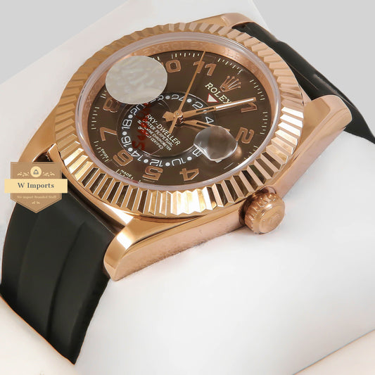 Latest Collection 42 Rose Gold Brown Dial Automatic Watch ZR Factory