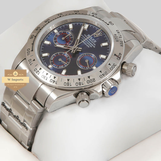 Latest Collection Chronograph 40 Silver With Blue Dial ZR Factory