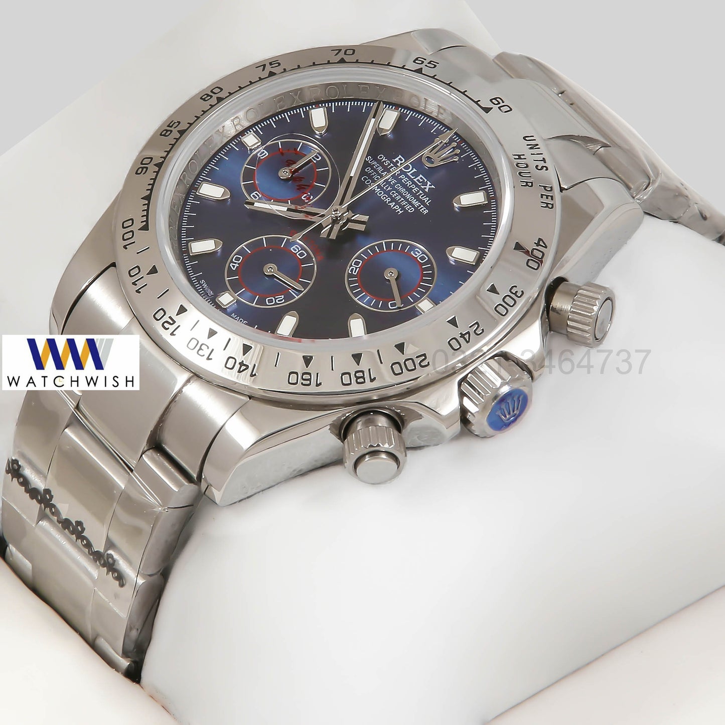 New Collection Chronograph 40 Silver With Blue Dial ZR Factory