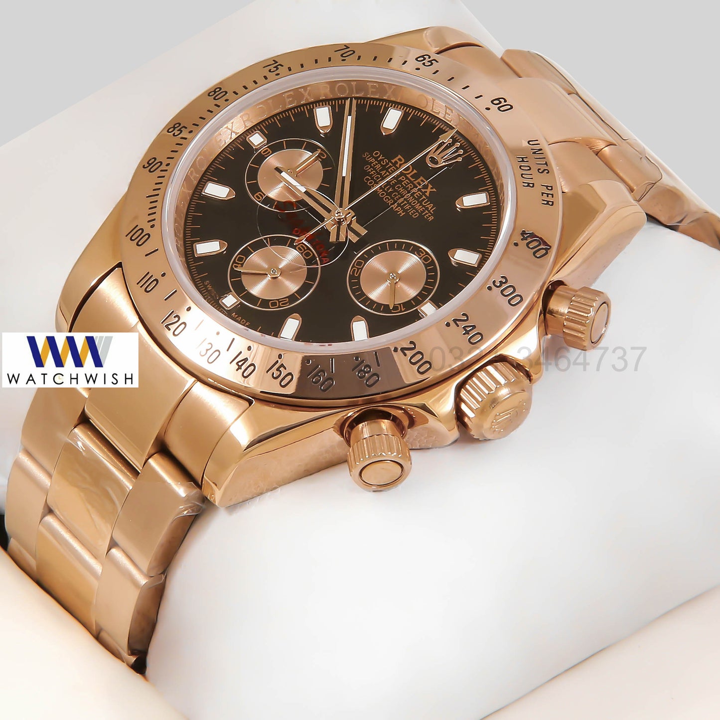 New Collection Chronograph 40 Rose gold Case With Black Dial ZR Factory