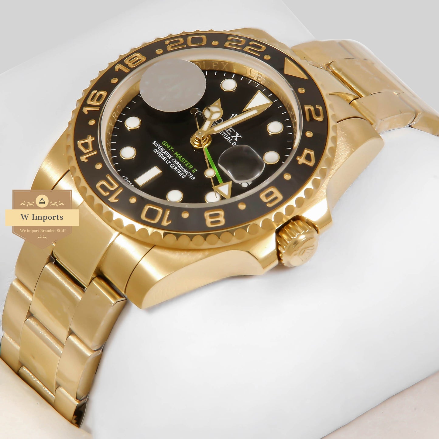 Latest Collection GMT 40 Yellow Gold With Black Dial & Bezel ZR Factory