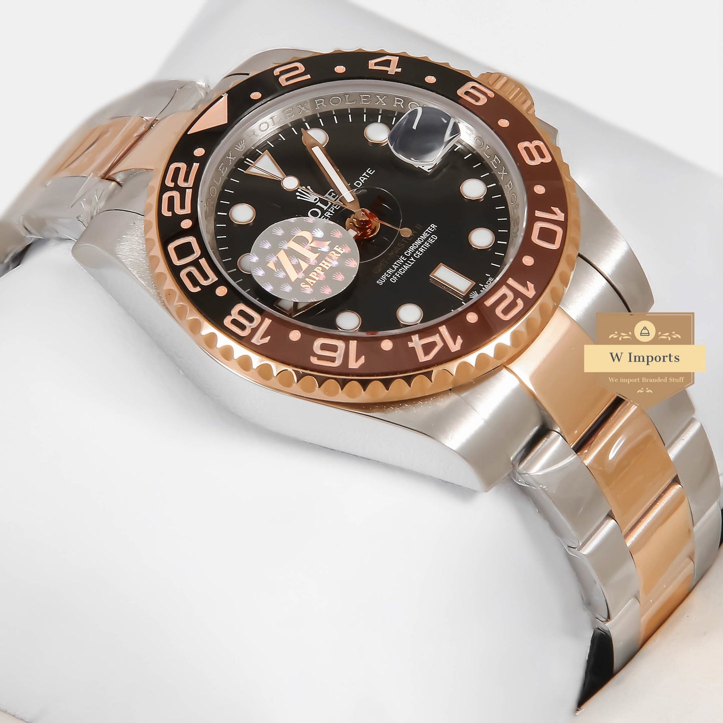 Latest Collection GMT 40 Two Tone With Black Dial Automatic Watch ZR Factory