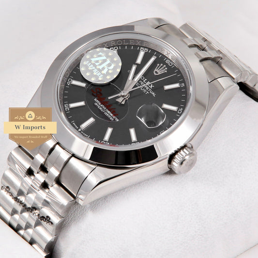 Latest Collection 41 Silver With Black Dial Automatic Watch ZR Factory